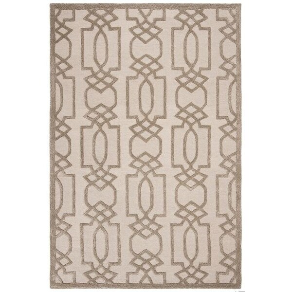 Safavieh Bella Hand Tufted Rectangle Rug, Sand and Brown - 4 x 6 ft. - BEL138A-4