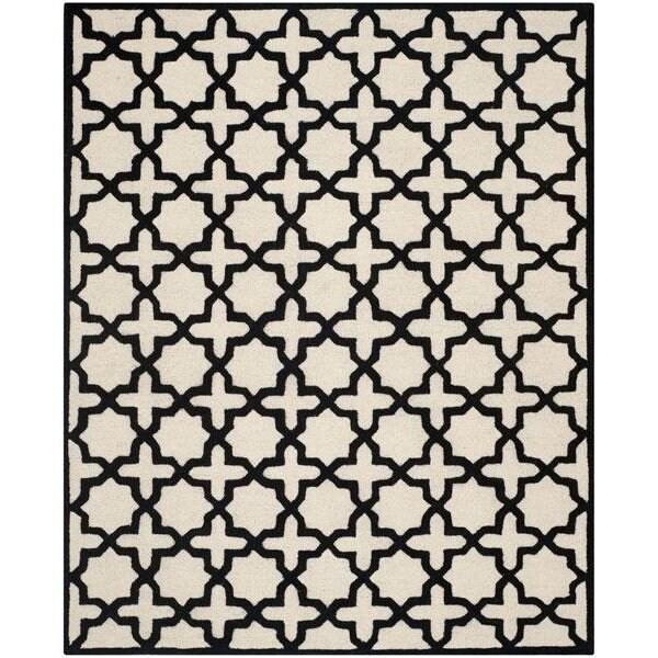 Safavieh Cambridge Accent Rug, Ivory and Black - 2 ft. - 6 in. x 4 ft. - CAM125W-24