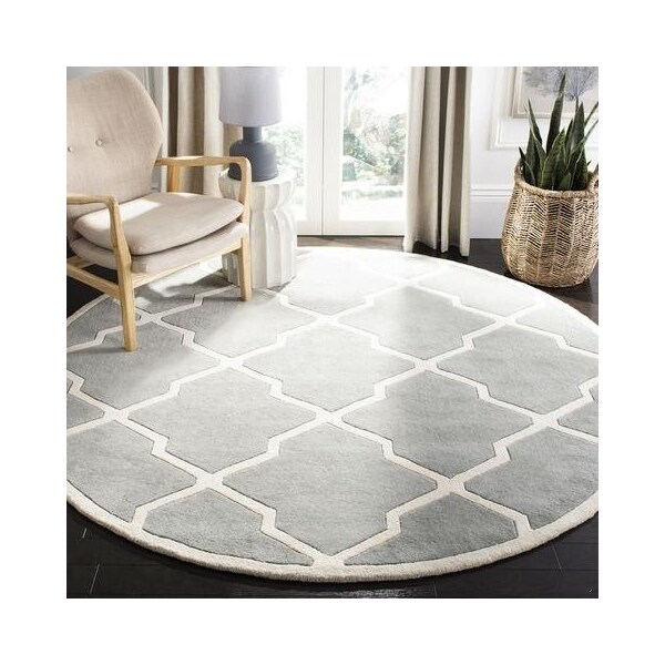 Safavieh Chatham Accent Rugs, Grey and Ivory - 2 x 3 ft. - CHT735E-2