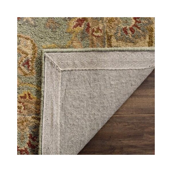 Safavieh 2 ft.-3 in. x 4 ft. Accent Traditional Antiquity- Teal and Beige Hand Tufted Rug - AT311B-24