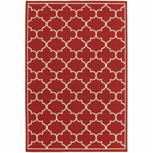 Sphinx By Oriental Weavers Oriental Weavers Meridian 1295R 4x6 Rectangle - Red/ Ivory-Polypropylene - M1295R110170ST