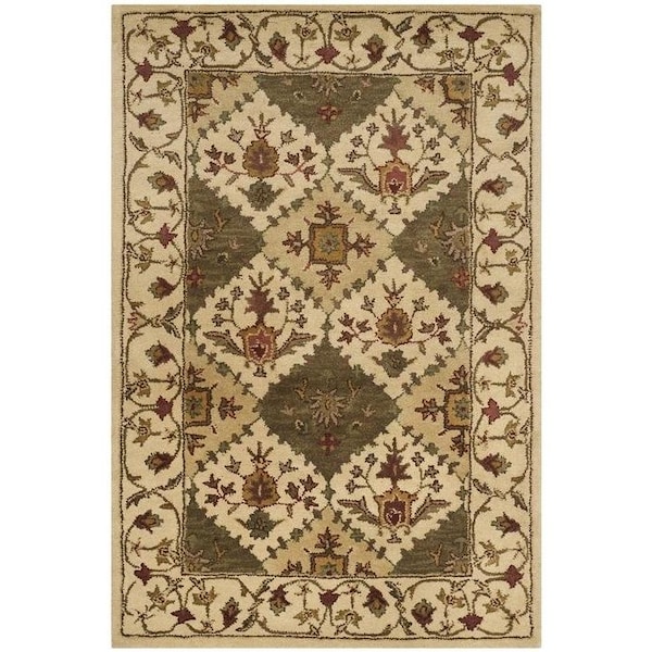 Safavieh 2 x 3 ft. Accent Traditional Antiquity- Beige Hand Tufted Rug - AT57D-2