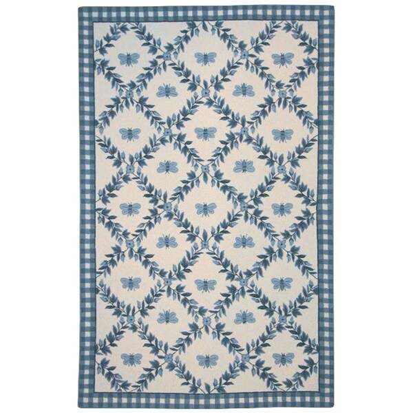 Safavieh 2 Ft. - 6 In. x 12 Ft. Runner- Country - Floral Chelsea Hand Hooked Rug - HK55D-212