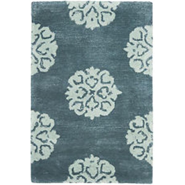 Safavieh 3 ft. 6 in. x 5 ft. 6 in. Small Rectangle Contemporary Soho Blue Hand Tufted Rug - SOH424B-4