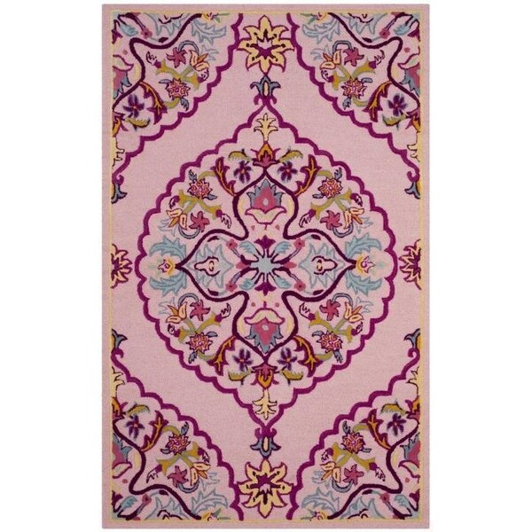Safavieh Bellagio Hand Tufted Accent Area RugPink & Multicolor 2 x 3 ft. - BLG605A-2