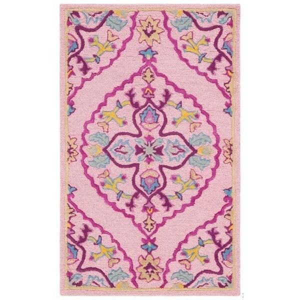 Safavieh Bellagio Hand Tufted Accent Area RugPink & Multicolor 2 x 3 ft. - BLG605A-2