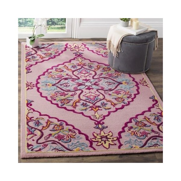 Safavieh Bellagio Hand Tufted Accent Area RugPink & Multicolor 2 x 3 ft. - BLG605A-2