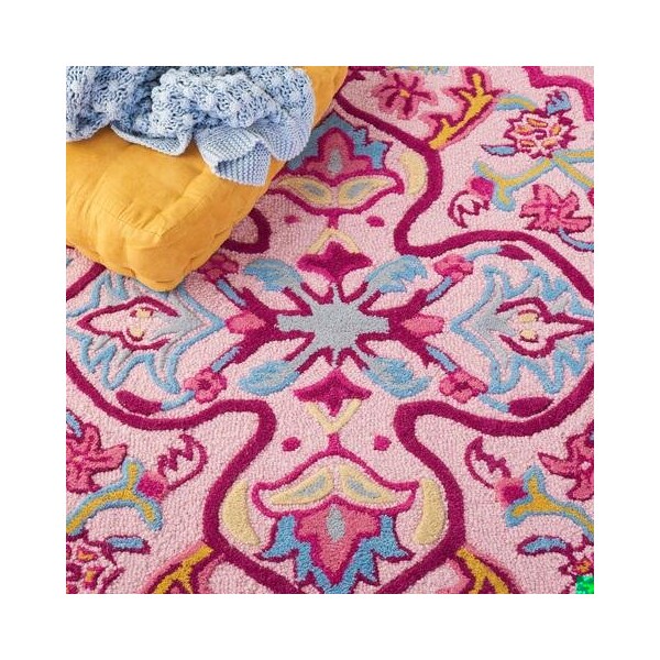 Safavieh Bellagio Hand Tufted Accent Area RugPink & Multicolor 2 x 3 ft. - BLG605A-2