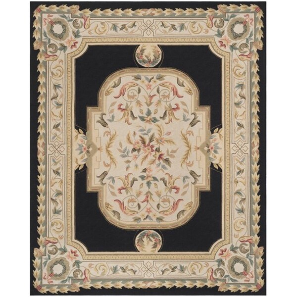 Safavieh 9 x 12 ft. Easy Care Hand Hooked Large Rectangle Area RugNavy & Ivory - EZC756A-9