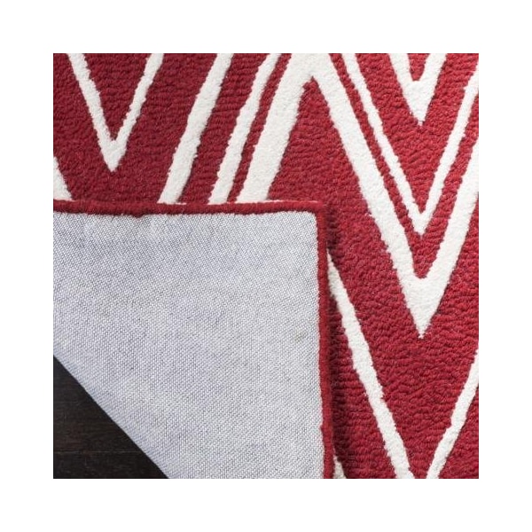 Safavieh 2 ft.-6 in. x 8 ft. Cambridge Hand Tufted Runner RugRed & Ivory - CAM711H-28