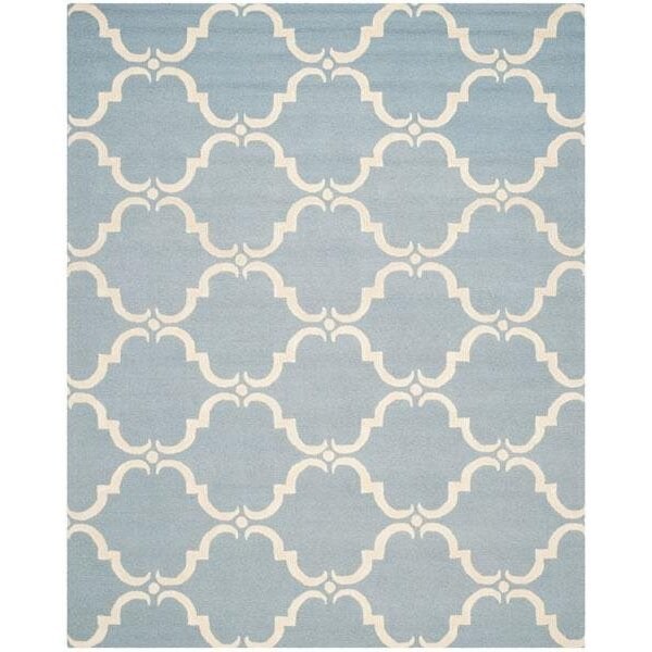 Safavieh Cambridge Hand Tufted Rectangle Rug- Blue - Ivory- 2 x 3 ft. - CAM703B-2