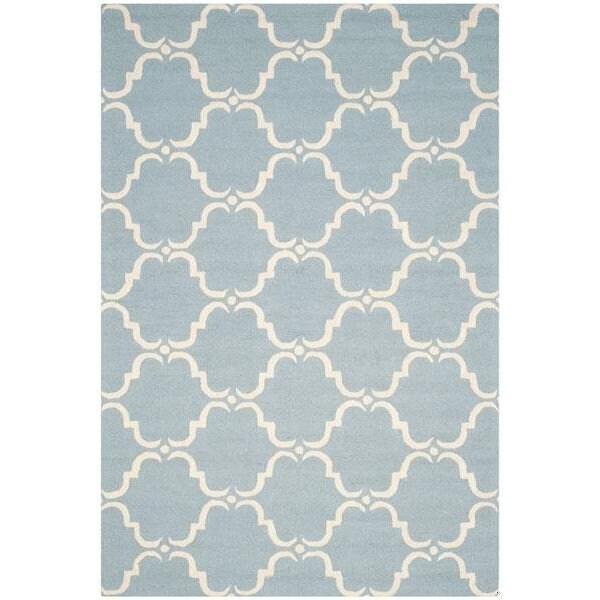 Safavieh Cambridge Hand Tufted Rectangle Rug- Blue - Ivory- 2 x 3 ft. - CAM703B-2