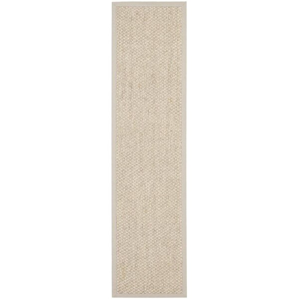 Safavieh Natural Fiber Power Loomed Runner Rug, Marble - 2 ft.-6 in. x 12 ft. - NF525C-212