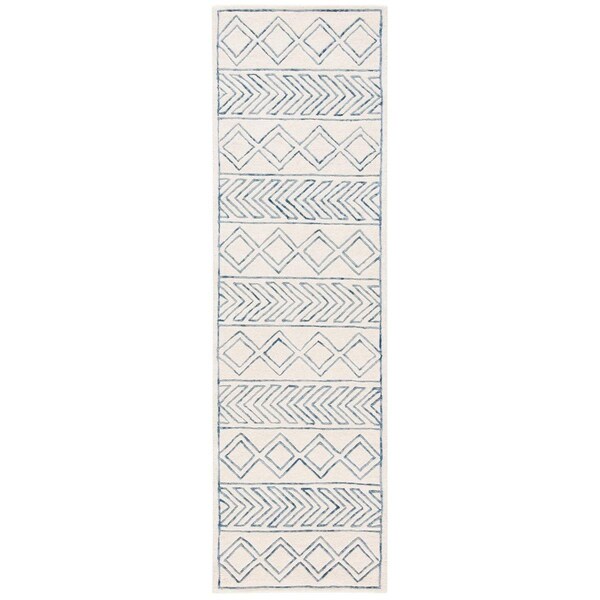 Safavieh 2 ft.3 in. x 8 ft. Runner Glamour Hand Tufted Rug Ivory & Blue - GLM633A-28