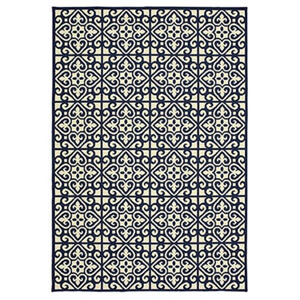 Oriental Weavers 1 ft. 9 in. x 3 ft. 9 in. Marina Rectangle Rug Ivory - M5927B053114ST