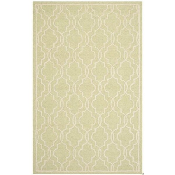 Safavieh Cambridge Hand Tufted Runner Rugs, Light Green and Ivory - 2 ft.-6 in. x 8 ft. - CAM131B-28