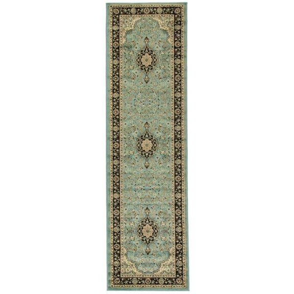Infinity Home Infinity Home 541064 Medallion Kashan Light Blue 3 ft. 11 in. X 5 ft. 3 in. ; 54106 - 541064