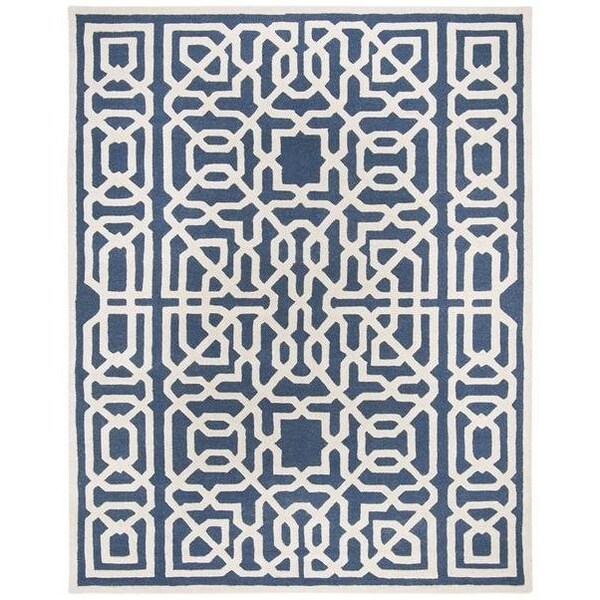 Safavieh Cambridge Small Rectangle Rugs, Navy and Ivory - 4 x 6 ft. - CAM570M-4