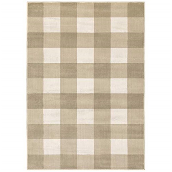 Oriental Weavers 1 ft. 10 in. x 7 ft. 6 in. Georgia 678A0 Runner Area RugBeige - G678A0055230ST
