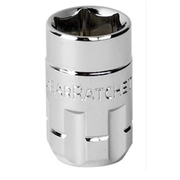 Gearwrench 1/4 in. Drive Pass-Thru, 6-Point Standard Fract. SAE Socket 1/2 in. - EHT122160GR