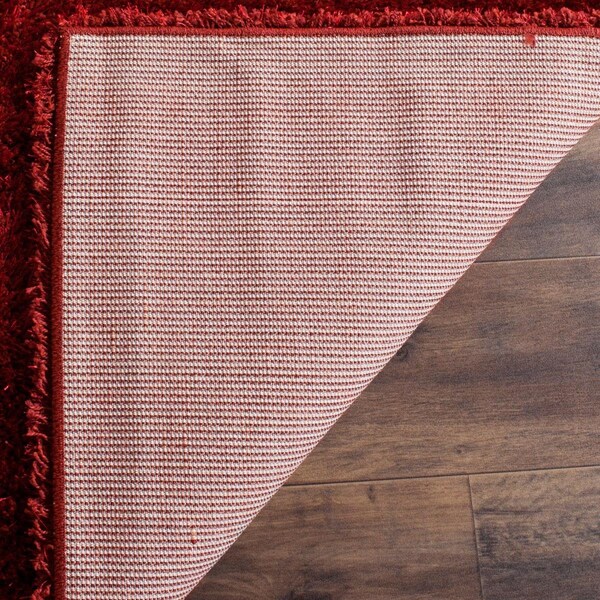 Safavieh Charlotte Shag Runner Rug, Red - 2 ft.-3 in. x 8 ft. - SGC720R-28