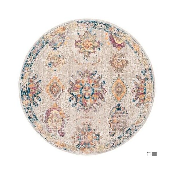 Safavieh 2 ft.-3 in. x 8 ft. Bristol Power Loomed Runner Area Rug, Light Grey and Blue - BTL359A-28
