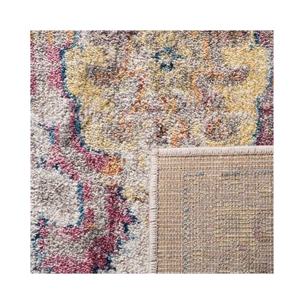 Safavieh 2 ft.-3 in. x 8 ft. Bristol Power Loomed Runner Area Rug, Light Grey and Blue - BTL359A-28
