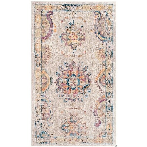 Safavieh 2 ft.-3 in. x 8 ft. Bristol Power Loomed Runner Area Rug, Light Grey and Blue - BTL359A-28
