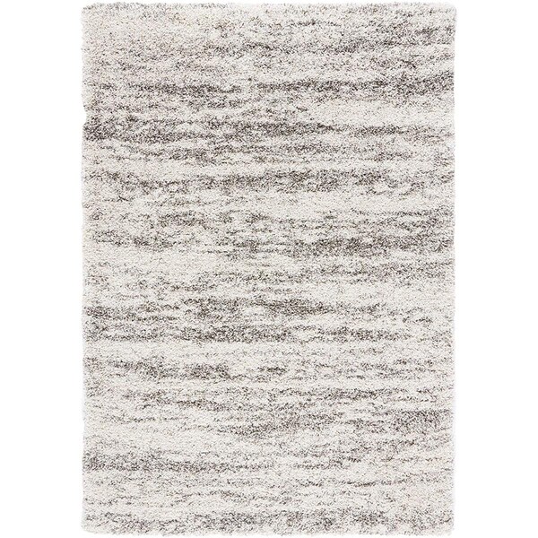 Safavieh 2 ft. 3 in. x 8 ft. Hudson Shag Contemporary Runner Rug Ivory & Gray - SGH206A-28