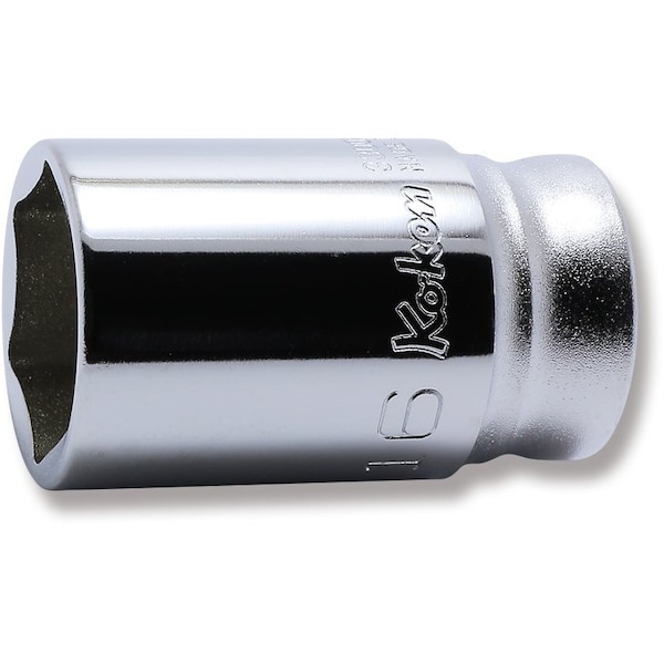 Ko-Ken Socket 16mm 6 Point 35mm Z-series 3/8 Sq. Drive - 3300XZ-16