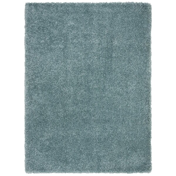 Safavieh 8 x 10 ft. Royal Shag 100 Rectangle Power-Loomed Rug Aqua - RYG115J-8