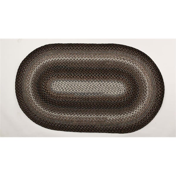 Homespice Decor Midnight Moon Ultra Durable Braided Rugs - Oval - 300188