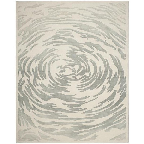 Safavieh Bella Hand Tufted Rectangle Rug, Ivory and Grey - 3 x 5 ft. - BEL128A-3