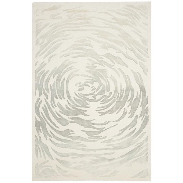 Safavieh Bella Hand Tufted Rectangle Rug, Ivory and Grey - 3 x 5 ft. - BEL128A-3
