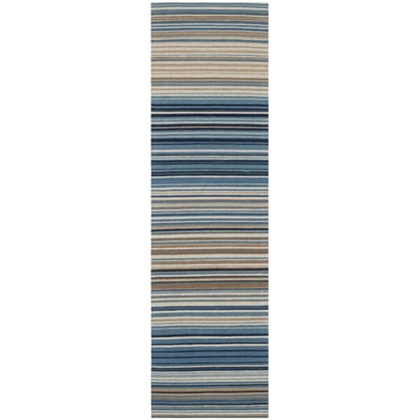 Safavieh Marbella Hand Woven Runner Rug- Blue - Multi- 2 ft. 3 in. x 10 ft. - MRB289A-210