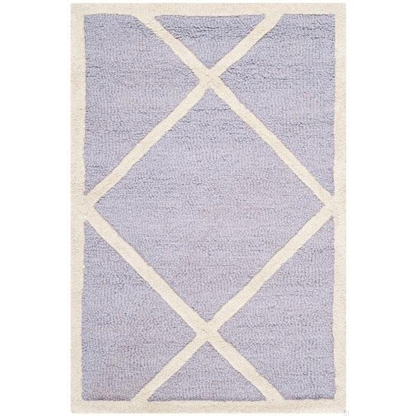 Safavieh Cambridge Hand Tufted Runner RugLavander & Ivory 2 ft.6 in. x 8 ft. - CAM136C-28