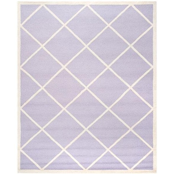 Safavieh Cambridge Hand Tufted Runner RugLavander & Ivory 2 ft.6 in. x 8 ft. - CAM136C-28
