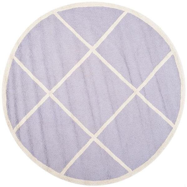 Safavieh Cambridge Hand Tufted Runner RugLavander & Ivory 2 ft.6 in. x 8 ft. - CAM136C-28
