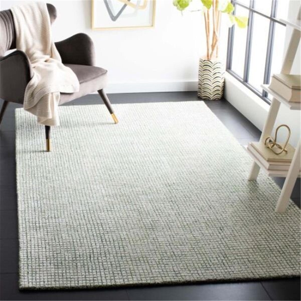 Safavieh 4 x 6 ft. Abstract Transitional Hand Tufted Rectangle Rug, Ivory & Green - ABT470Y-4