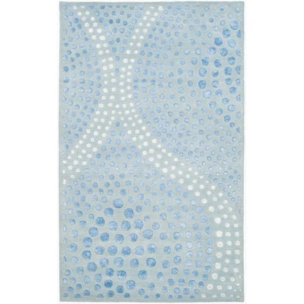 Safavieh 2 ft. 6 in. x 14 ft. Runner Contemporary Soho Light Blue Hand Tufted Rug - SOH654B-214