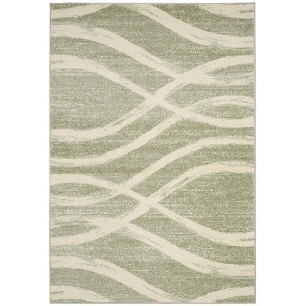 Safavieh Adirondack Power Loomed Runner Area Rug, Sage and Cream - 2 ft.-6 in. x 8 ft. - ADR125X-28
