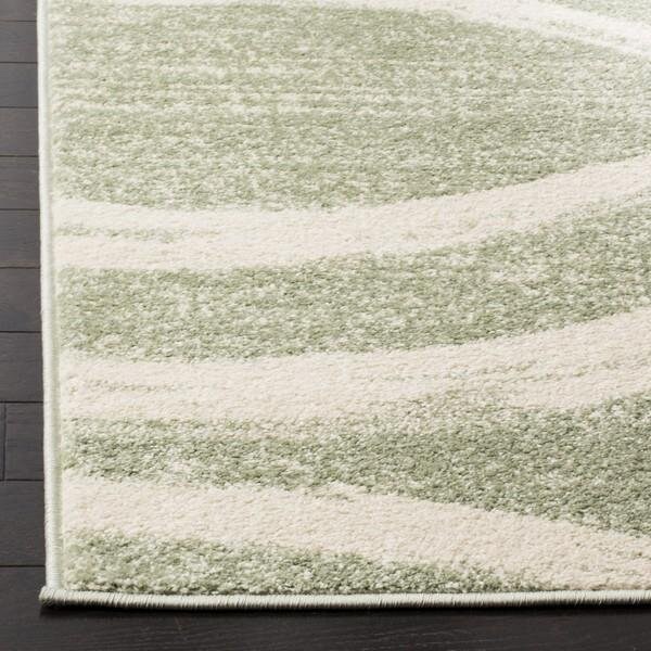 Safavieh Adirondack Power Loomed Runner Area Rug, Sage and Cream - 2 ft.-6 in. x 8 ft. - ADR125X-28