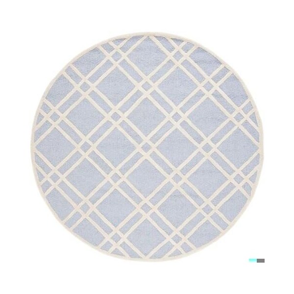 Safavieh Cambridge Accent Hand Tufted Rug, Light Blue and Ivory - 2 ft.-6 in. x 4 ft. - CAM142A-24