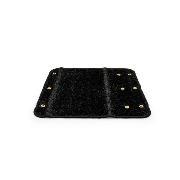 Camco STEP RUG, PREMIUM, TURF W/UV&TPE, HEMMED, 22IN X20IN, BLACK - 42936