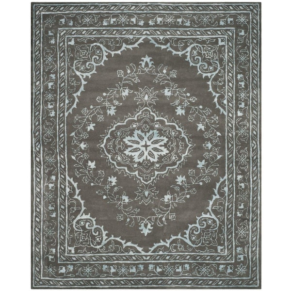 Safavieh Glamour Large Rectangle RugsDark Grey 8 x 10 ft. - GLM533D-8