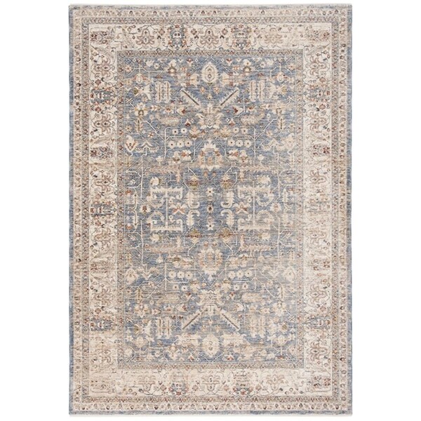 Safavieh 2 x 8 ft. Heirloom 700 Rectangle Power-Loomed Rug Light Blue & Ivory - HRL704M-28