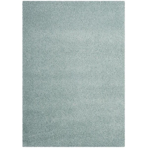 Safavieh Laguna Shag Power Loomed Small Rectangle Area Rug, Light Blue - 4 x 6 ft. - SGL303E-4