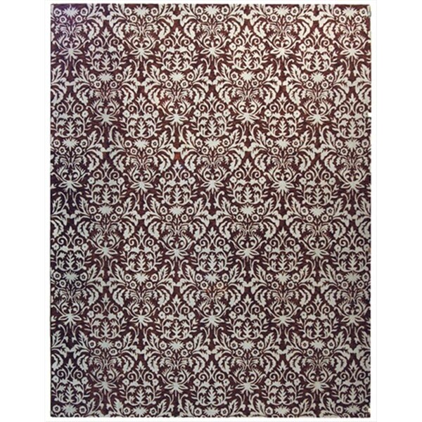 Safavieh 2 ft. 6 in. x 10 ft. Runner Transitional Chelsea Brown and Grey Hand Hooked Rug - HK368B-210