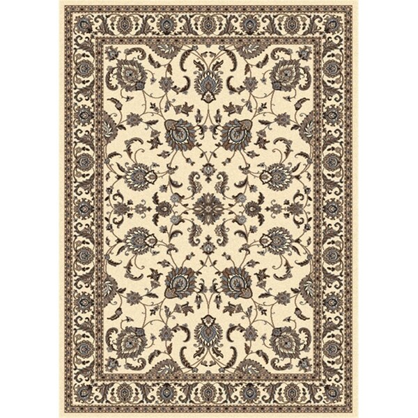 Radici Usa 1426-0032-IVORY Alba Rectangular Ivory Traditional Italy Area Rug- 7 ft. 9 in. W x 11 ft. H - 1426/0032/IVORY