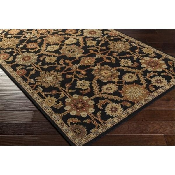 Artistic Weavers Artistic Weavers AWMD2073-238 Middleton Victoria Runner Hand Tufted Area Rug; Black - 2 ft. 3 in. x 8 ft. - AWMD2073-238